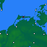 Nearby Forecast Locations - Fischland-Darß-Zingst - Kaart