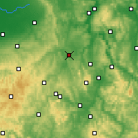 Nearby Forecast Locations - Warburg - Kaart