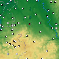 Nearby Forecast Locations - Düren - Kaart
