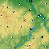 Nearby Forecast Locations - Nürburg - Kaart