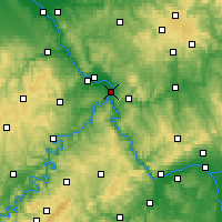 Nearby Forecast Locations - Koblenz - Kaart
