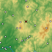 Nearby Forecast Locations - Lauterbach - Kaart