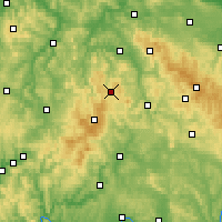 Nearby Forecast Locations - Kaltennordheim - Kaart