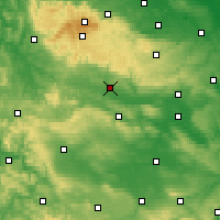 Nearby Forecast Locations - Nordhausen - Kaart