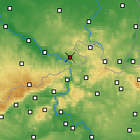 Nearby Forecast Locations - Kirnitzschtal - Kaart