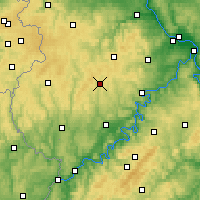 Nearby Forecast Locations - Daun - Kaart