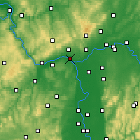 Nearby Forecast Locations - Mainz - Kaart