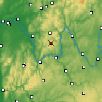 Nearby Forecast Locations - Spessart - Kaart