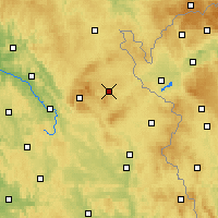 Nearby Forecast Locations - Wunsiedel - Kaart