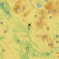 Nearby Forecast Locations - Grafenwöhr - Kaart
