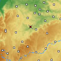 Nearby Forecast Locations - Waibstadt - Kaart