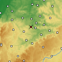 Nearby Forecast Locations - Stuttgart - Kaart
