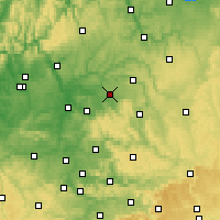 Nearby Forecast Locations - Öhringen - Kaart