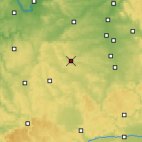 Nearby Forecast Locations - Ansbach - Kaart