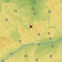 Nearby Forecast Locations - Weißenburg - Kaart