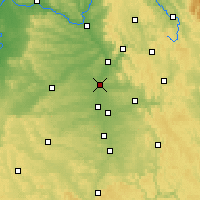 Nearby Forecast Locations - Erlangen - Kaart