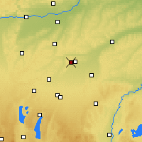Nearby Forecast Locations - Dürnast - Kaart