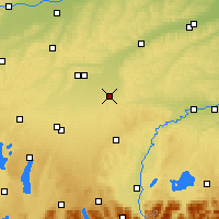 Nearby Forecast Locations - Erding - Kaart