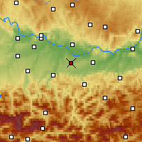Nearby Forecast Locations - Kematen - Kaart