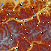Nearby Forecast Locations - Patscherkofel - Kaart