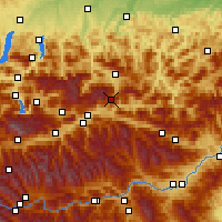 Nearby Forecast Locations - Pyhrn - Kaart