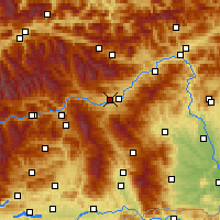 Nearby Forecast Locations - Judenburg - Kaart