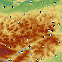 Nearby Forecast Locations - Mariazell - Kaart