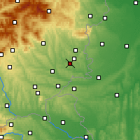 Nearby Forecast Locations - Güssing - Kaart