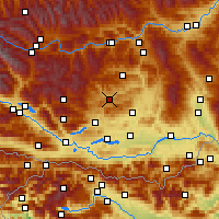 Nearby Forecast Locations - Weitensfeld - Kaart