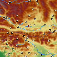 Nearby Forecast Locations - Pörtschach - Kaart