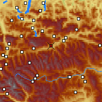 Nearby Forecast Locations - Gröbming - Kaart