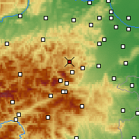 Nearby Forecast Locations - Gutenstein - Kaart