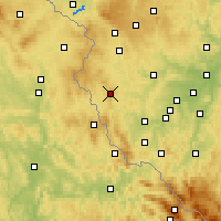 Nearby Forecast Locations - Přimda - Kaart