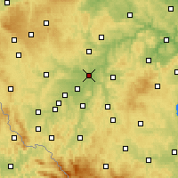Nearby Forecast Locations - Pilsen - Kaart