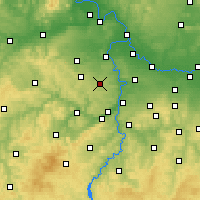 Nearby Forecast Locations - Praag - Kaart