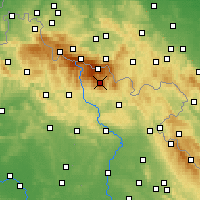 Nearby Forecast Locations - Reuzengebergte - Kaart