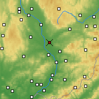 Nearby Forecast Locations - Přerov - Kaart