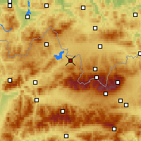 Nearby Forecast Locations - Liesek - Kaart