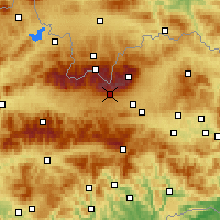 Nearby Forecast Locations - Štrbské Pleso - Kaart