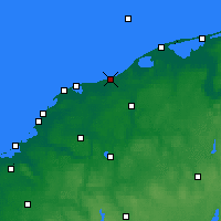 Nearby Forecast Locations - Ustka - Kaart