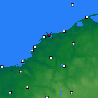 Nearby Forecast Locations - Wicko Morskie - Kaart