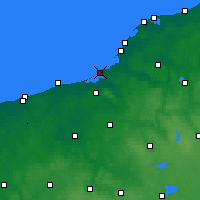 Nearby Forecast Locations - Łazy - Kaart
