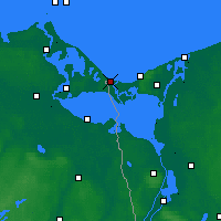 Nearby Forecast Locations - Świnoujście - Kaart