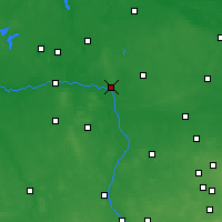Nearby Forecast Locations - Koło - Kaart