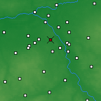 Nearby Forecast Locations - Warschau - Kaart