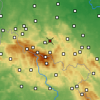 Nearby Forecast Locations - Jelenia Góra - Kaart