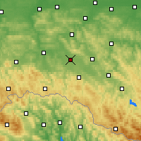 Nearby Forecast Locations - Krosno - Kaart