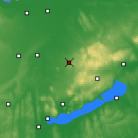 Nearby Forecast Locations - Pápa - Kaart