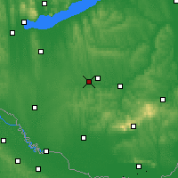 Nearby Forecast Locations - Kaposvár - Kaart