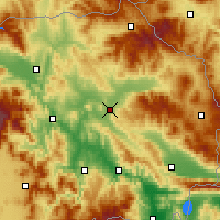 Nearby Forecast Locations - Štip - Kaart
